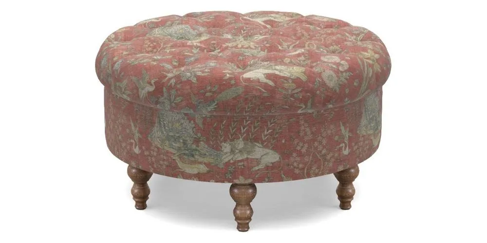 Bespoke Round Footstools