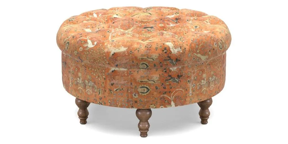 Bespoke Round Footstools