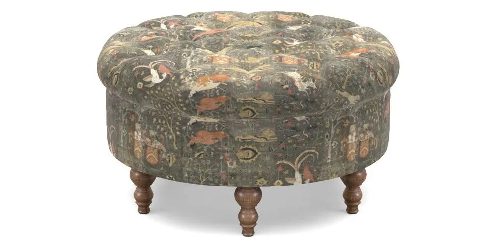 Bespoke Round Footstools