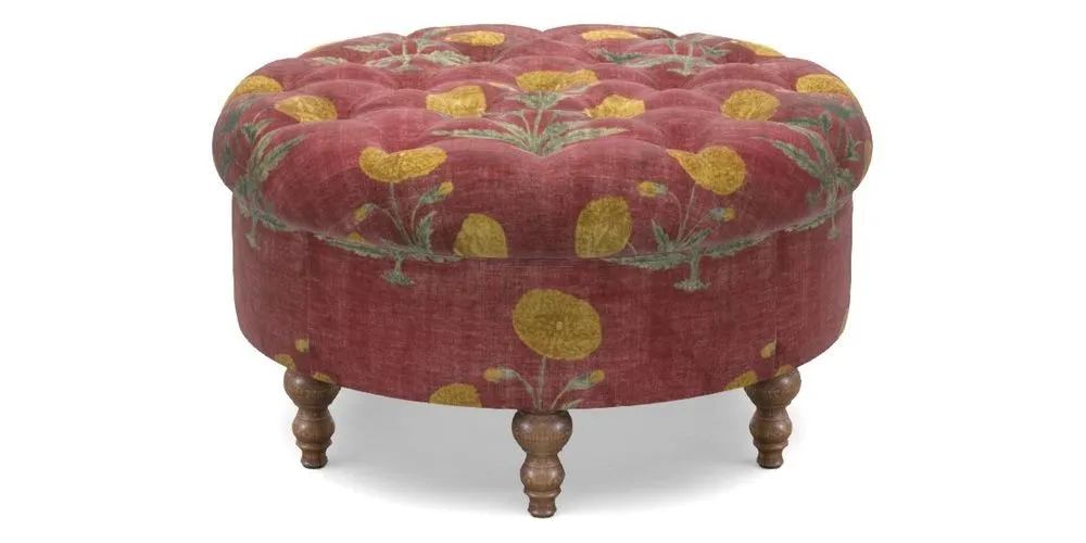 Bespoke Round Footstools