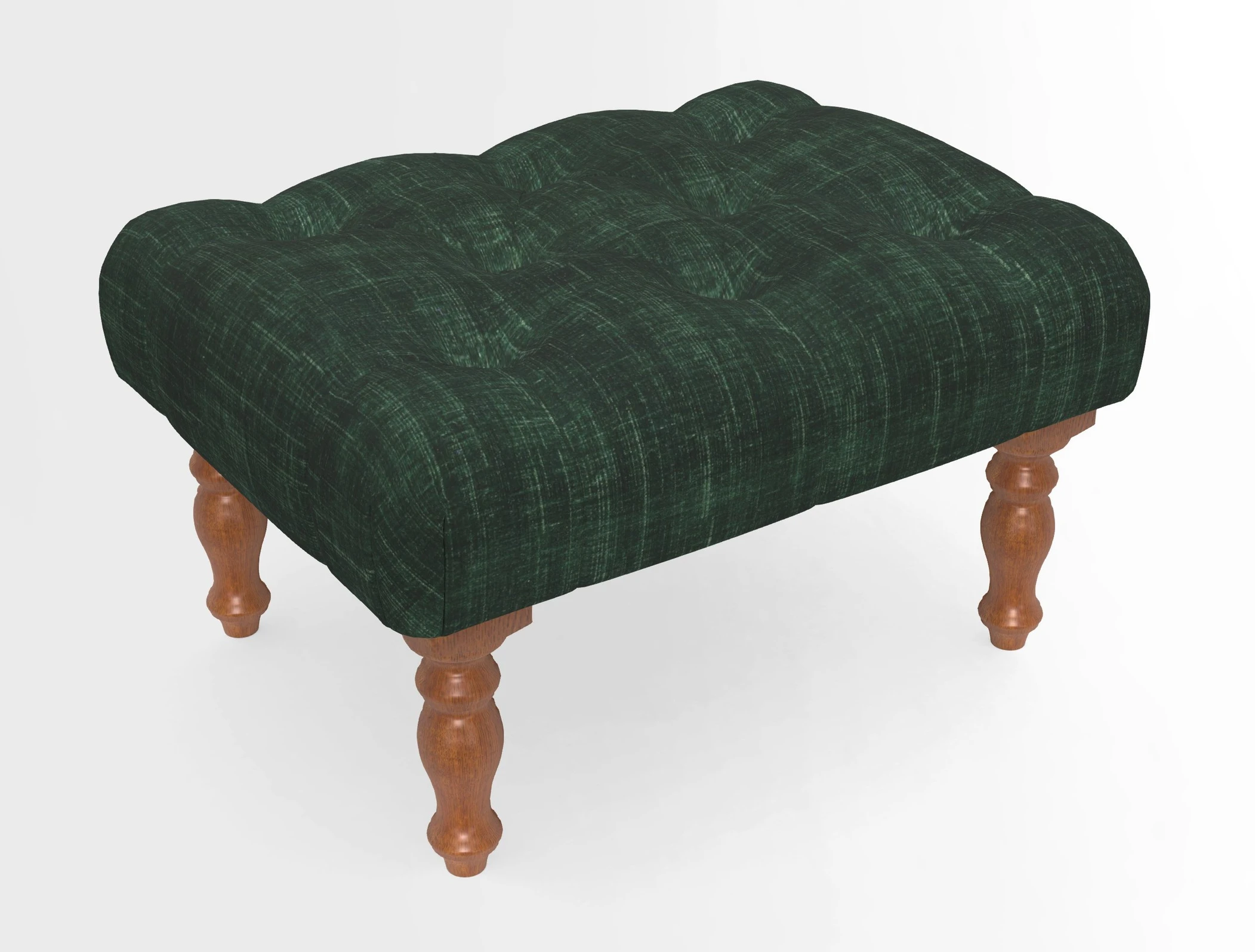 Chelsham Footstool in Two Tone Plain Biscuit