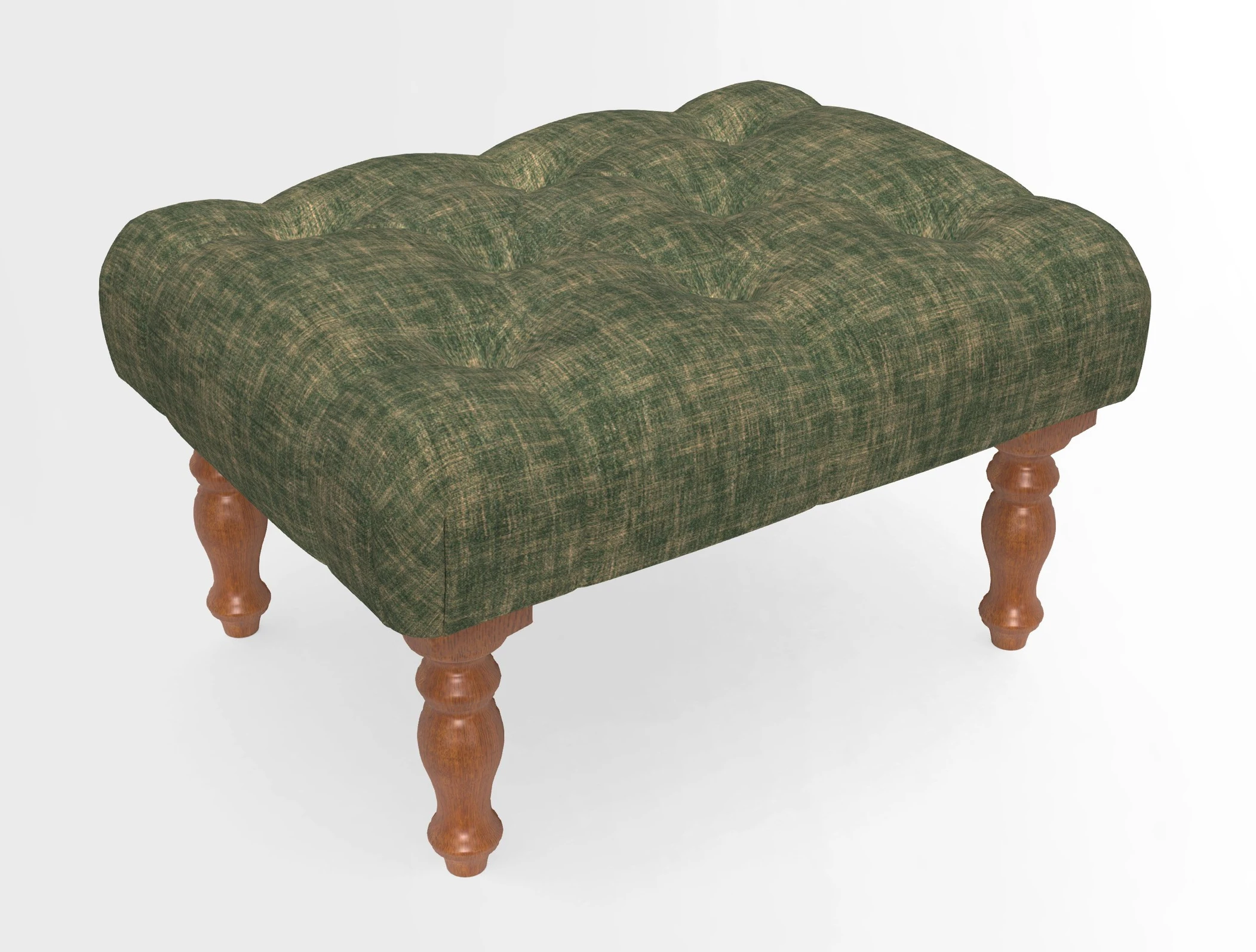 Chelsham Footstool in Two Tone Plain Biscuit