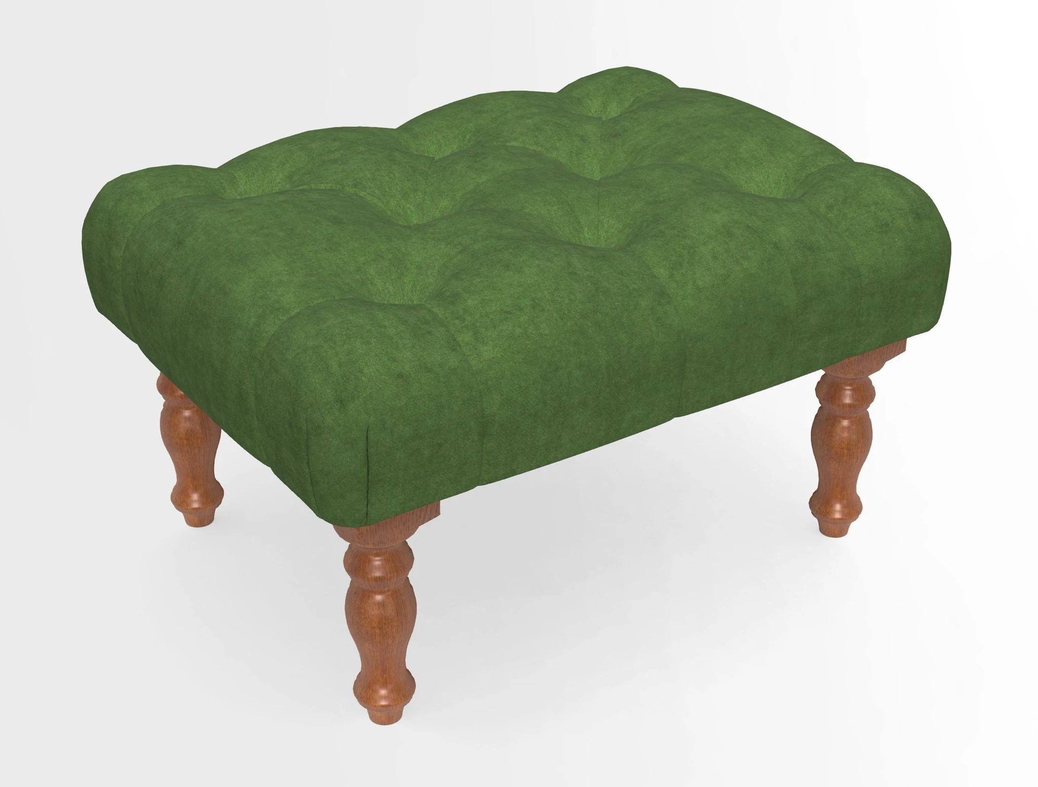 Chelsham Footstool in Two Tone Plain Biscuit