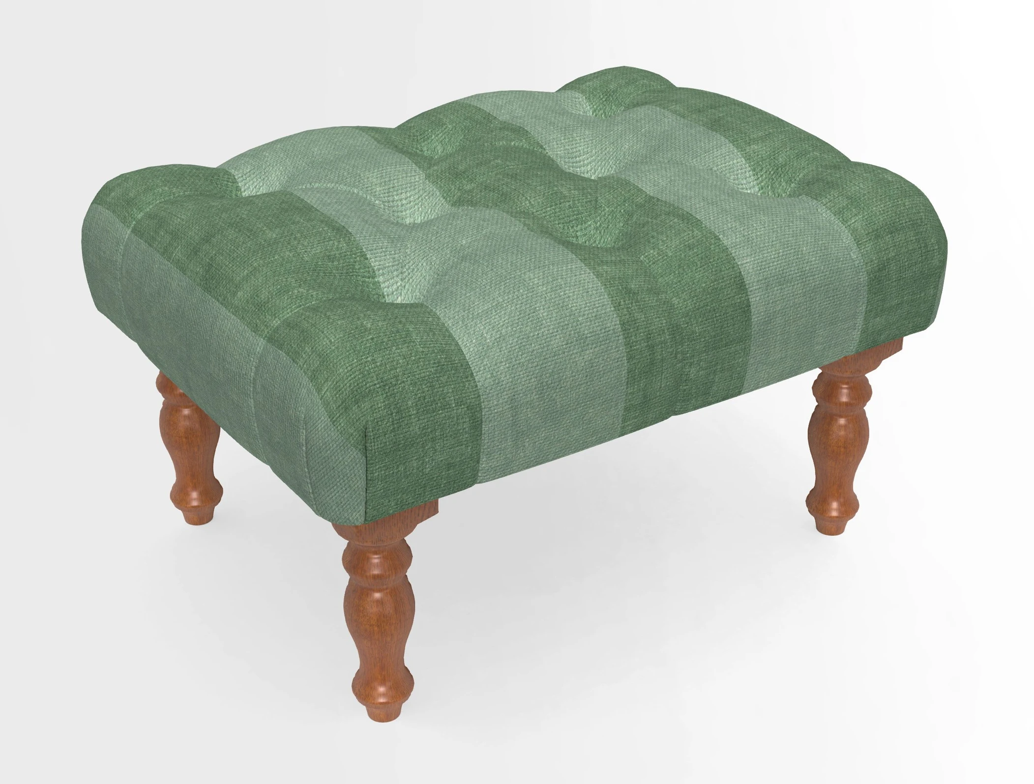 Chelsham Footstool in Two Tone Plain Biscuit