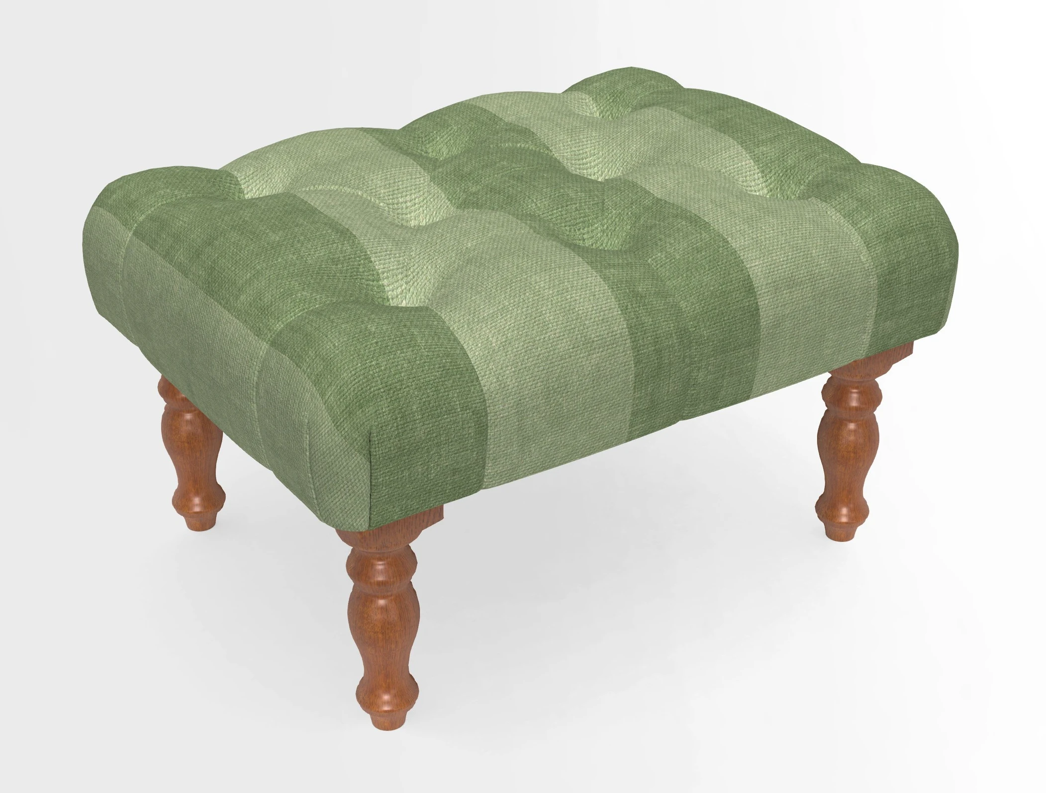 Chelsham Footstool in Two Tone Plain Biscuit