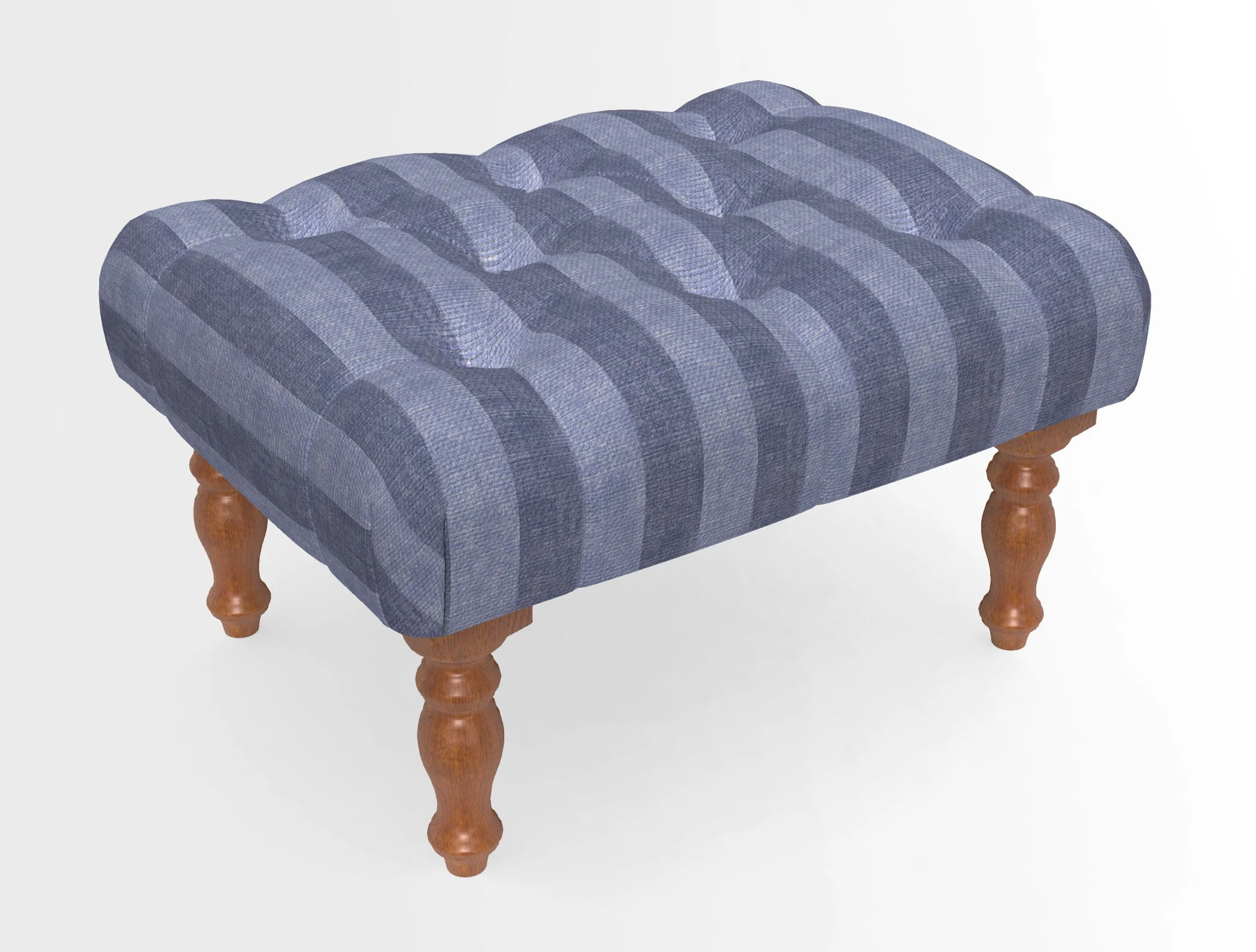 Chelsham Footstool in Two Tone Plain Biscuit