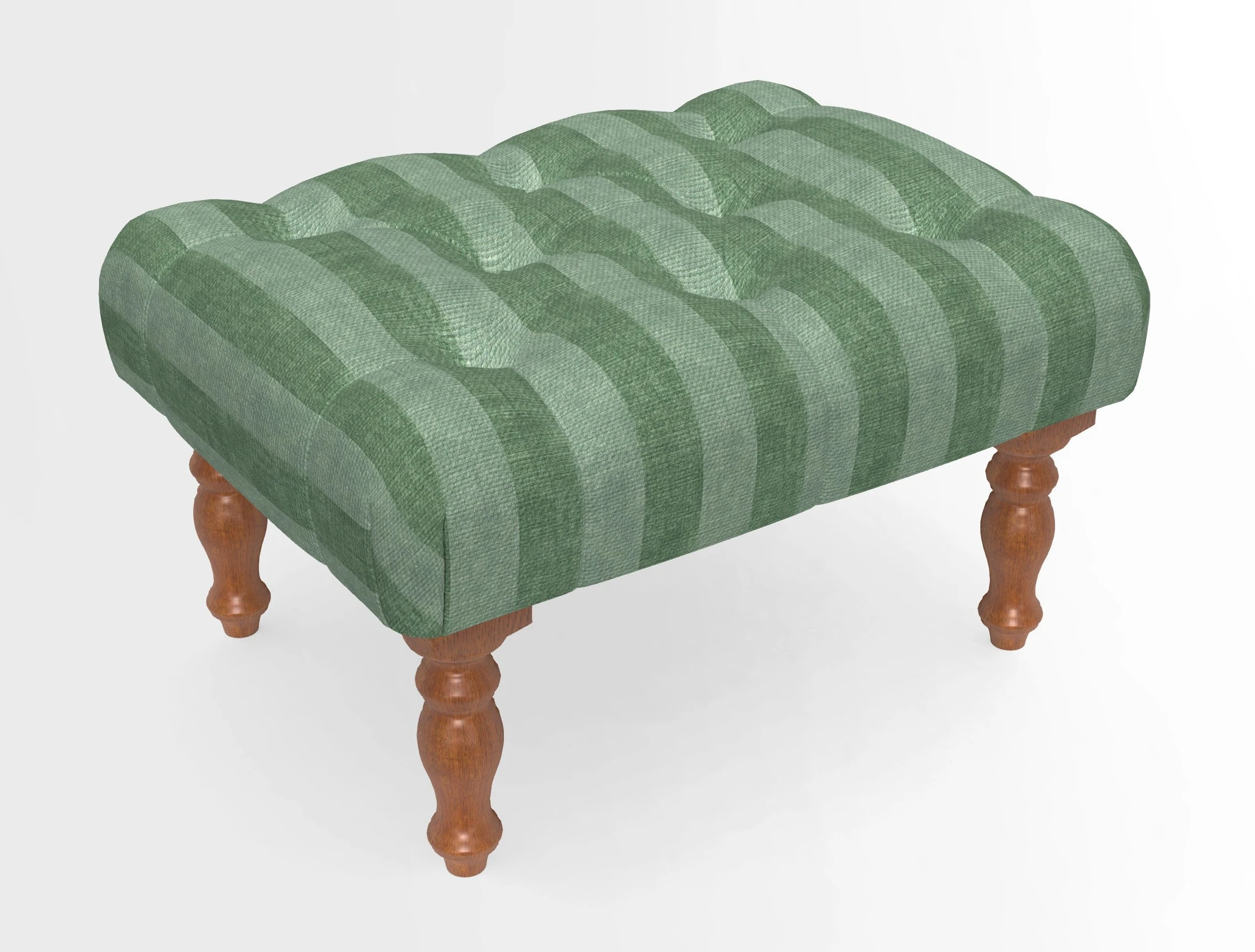 Chelsham Footstool in Two Tone Plain Biscuit