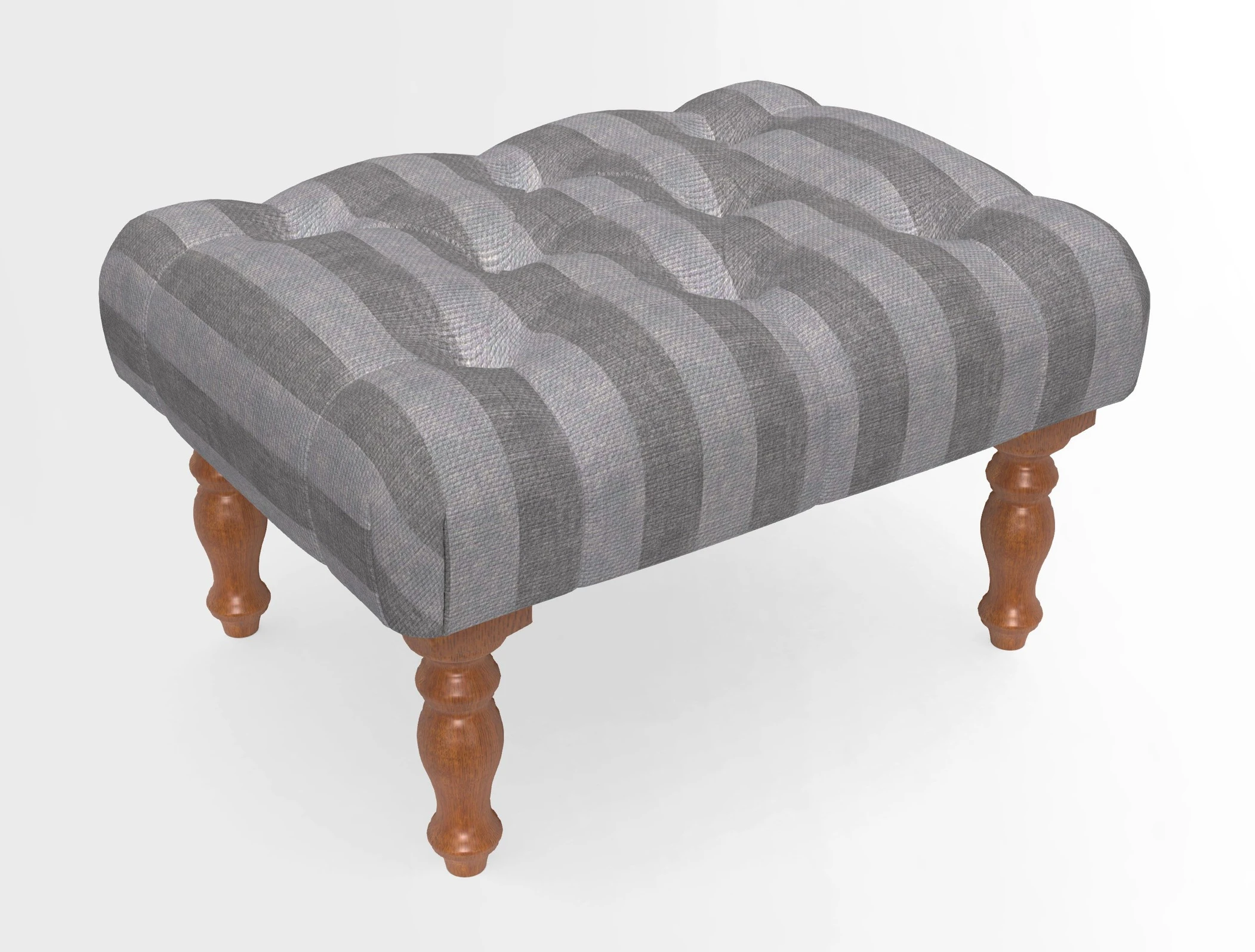 Chelsham Footstool in Two Tone Plain Biscuit