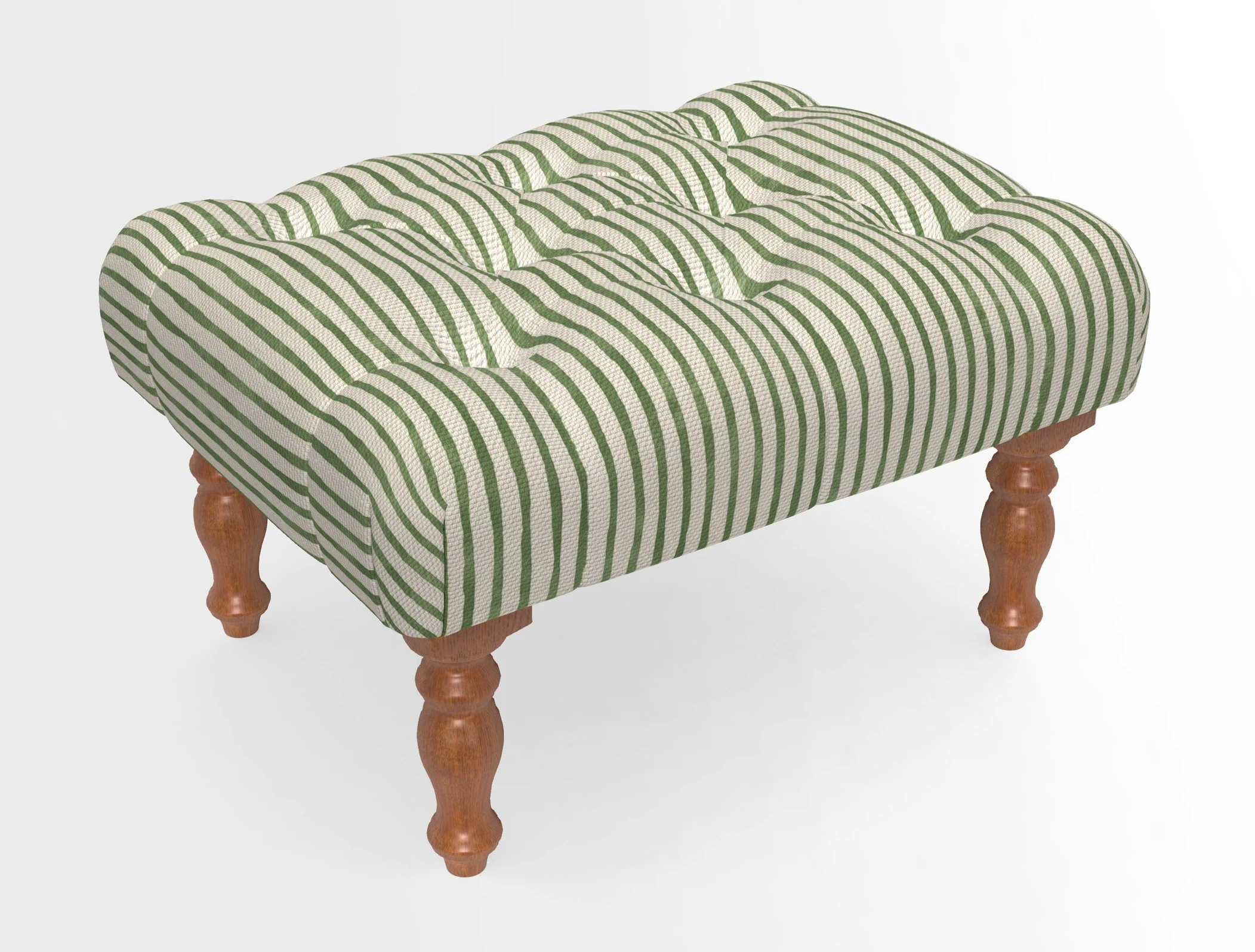 Chelsham Footstool in Two Tone Plain Biscuit
