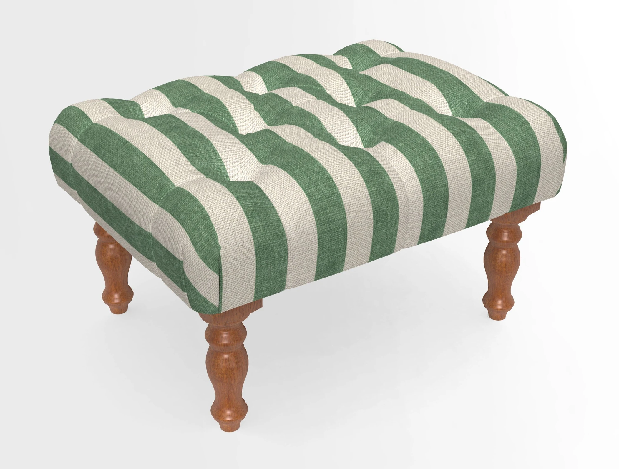 Chelsham Footstool in Two Tone Plain Biscuit