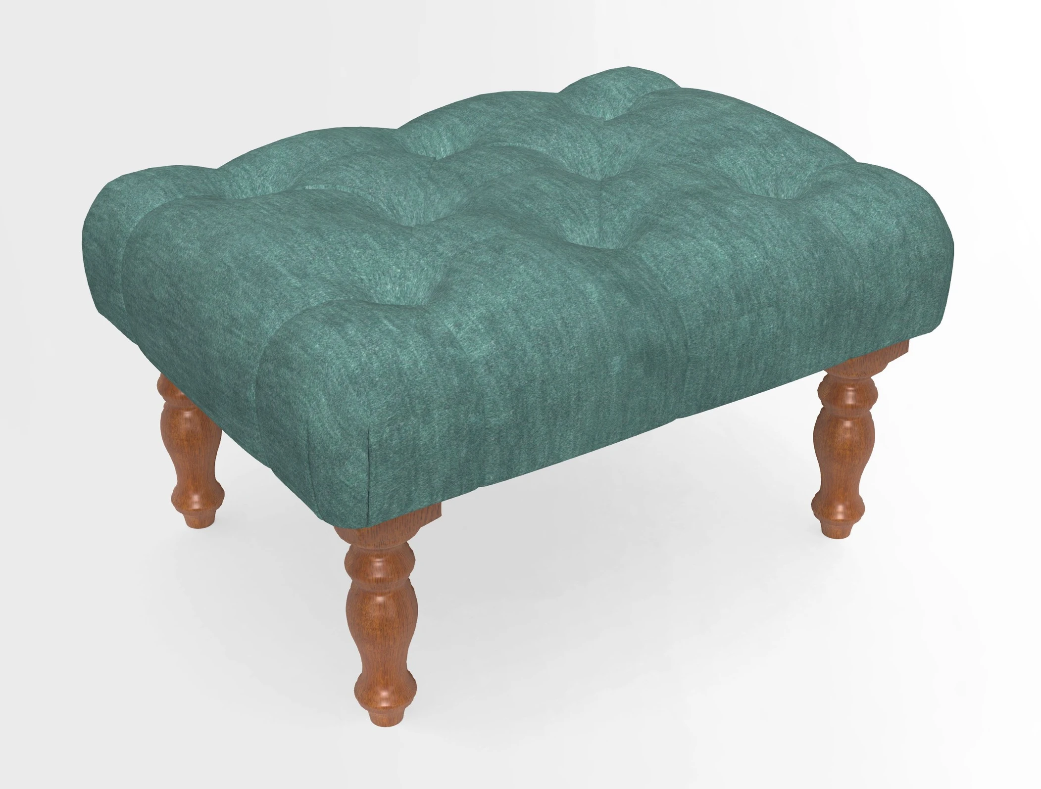 Chelsham Footstool in Two Tone Plain Biscuit