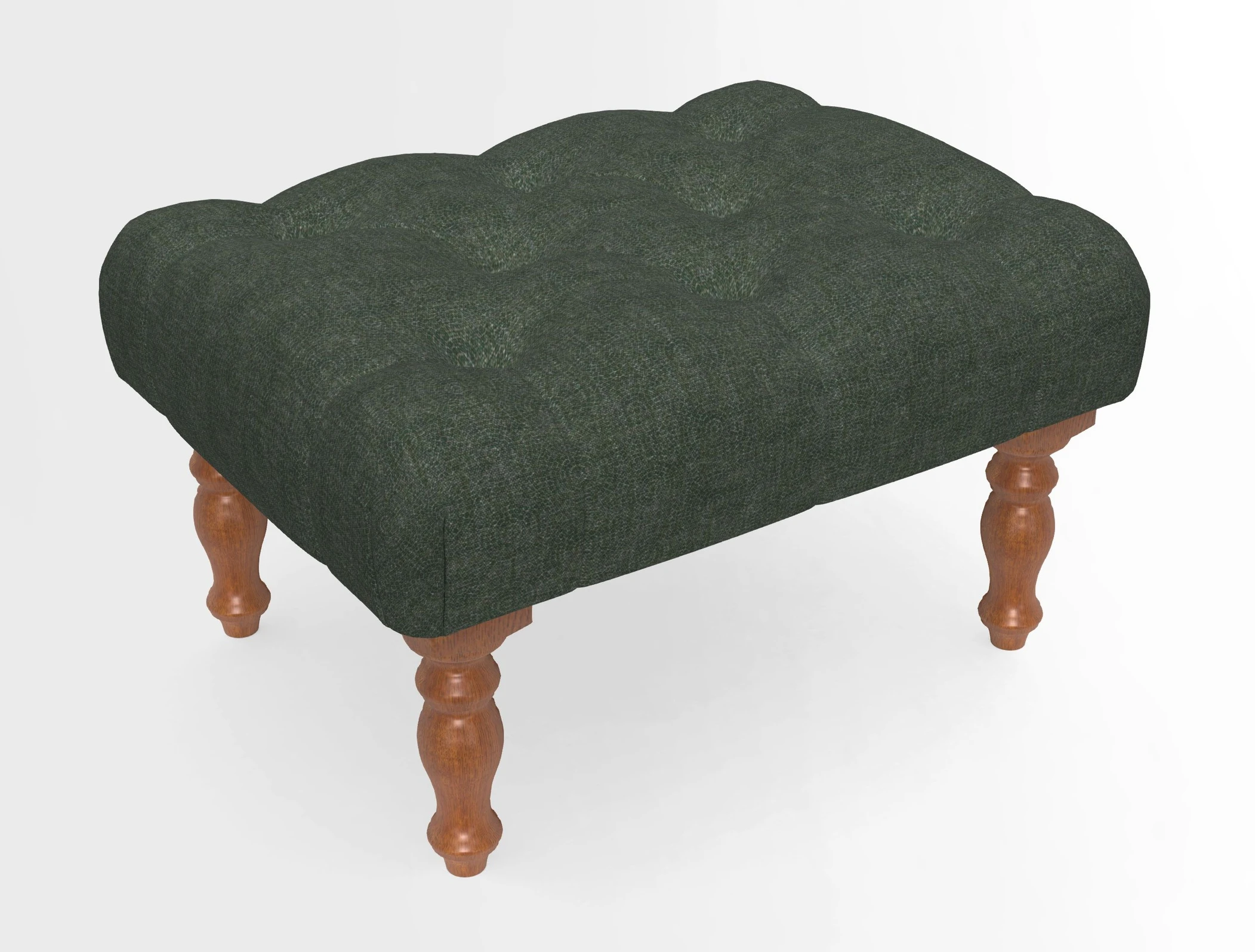 Chelsham Footstool in Two Tone Plain Biscuit