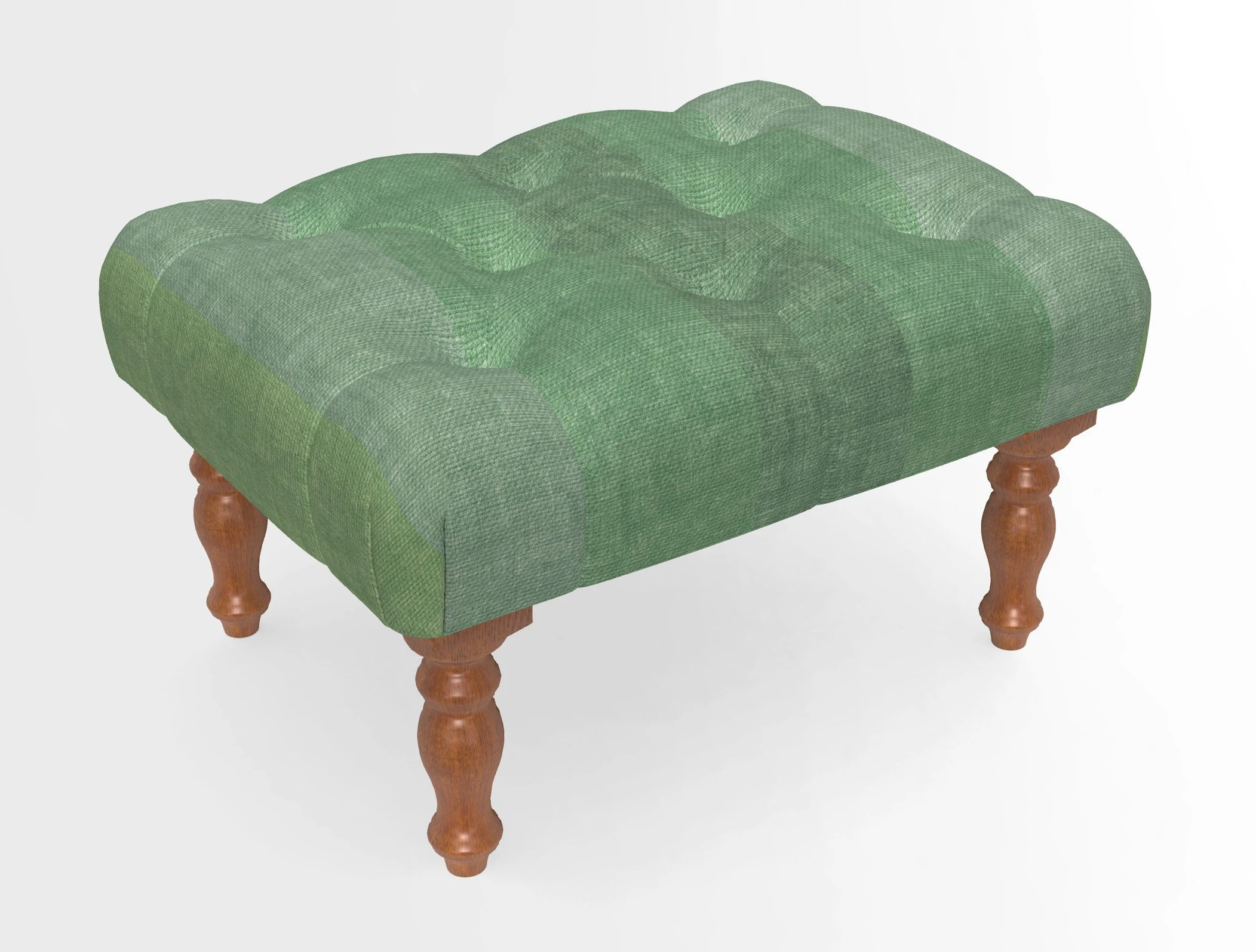 Chelsham Footstool in Two Tone Plain Biscuit