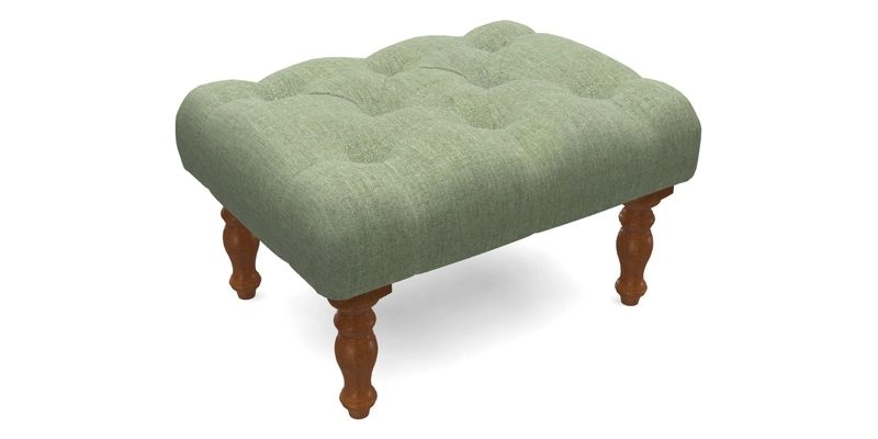 Chelsham Footstool in Two Tone Plain Biscuit