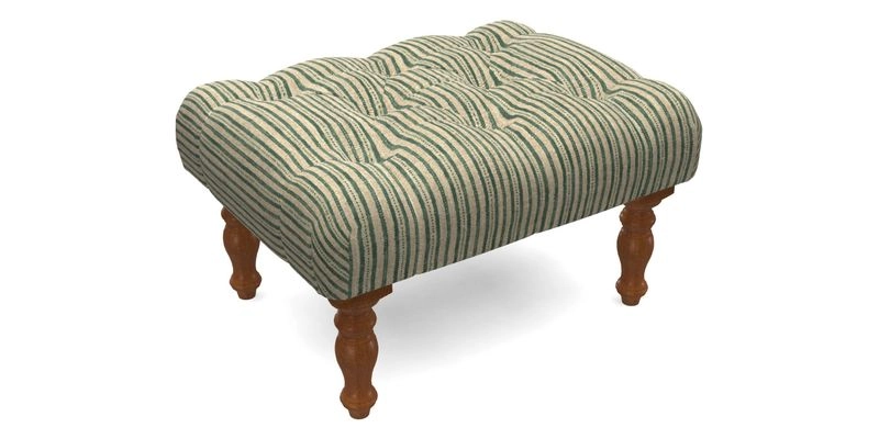 Chelsham Footstool in Two Tone Plain Biscuit