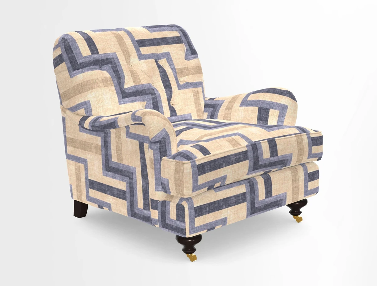 Chiddingfold Chair in Tango Velvet Flamingo
