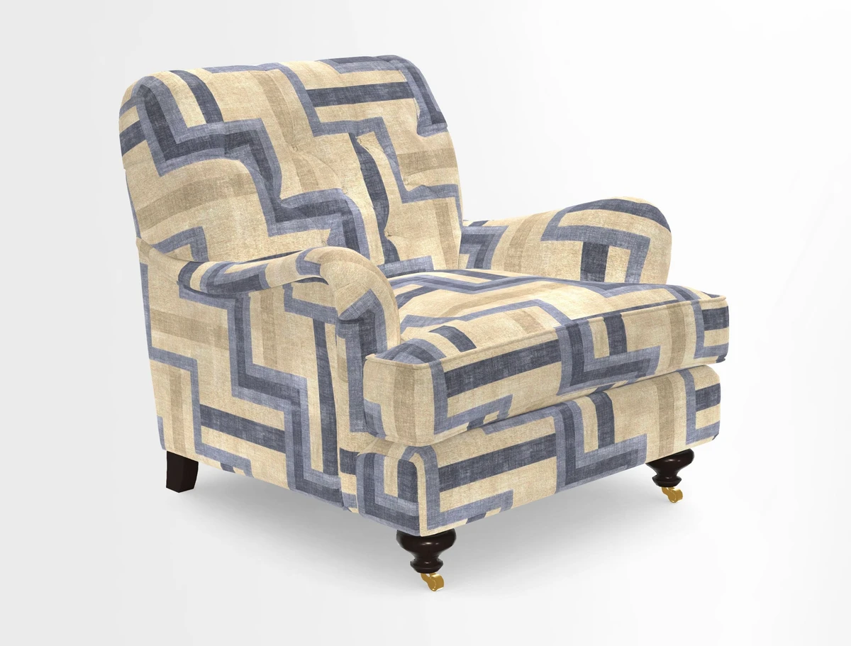 Chiddingfold Chair in Tango Velvet Flamingo