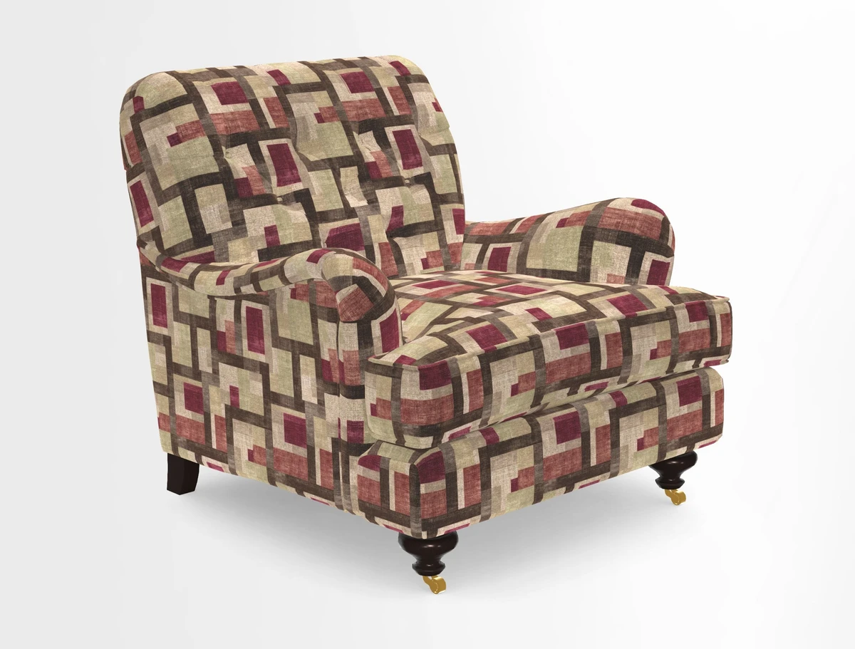 Chiddingfold Chair in Tango Velvet Flamingo