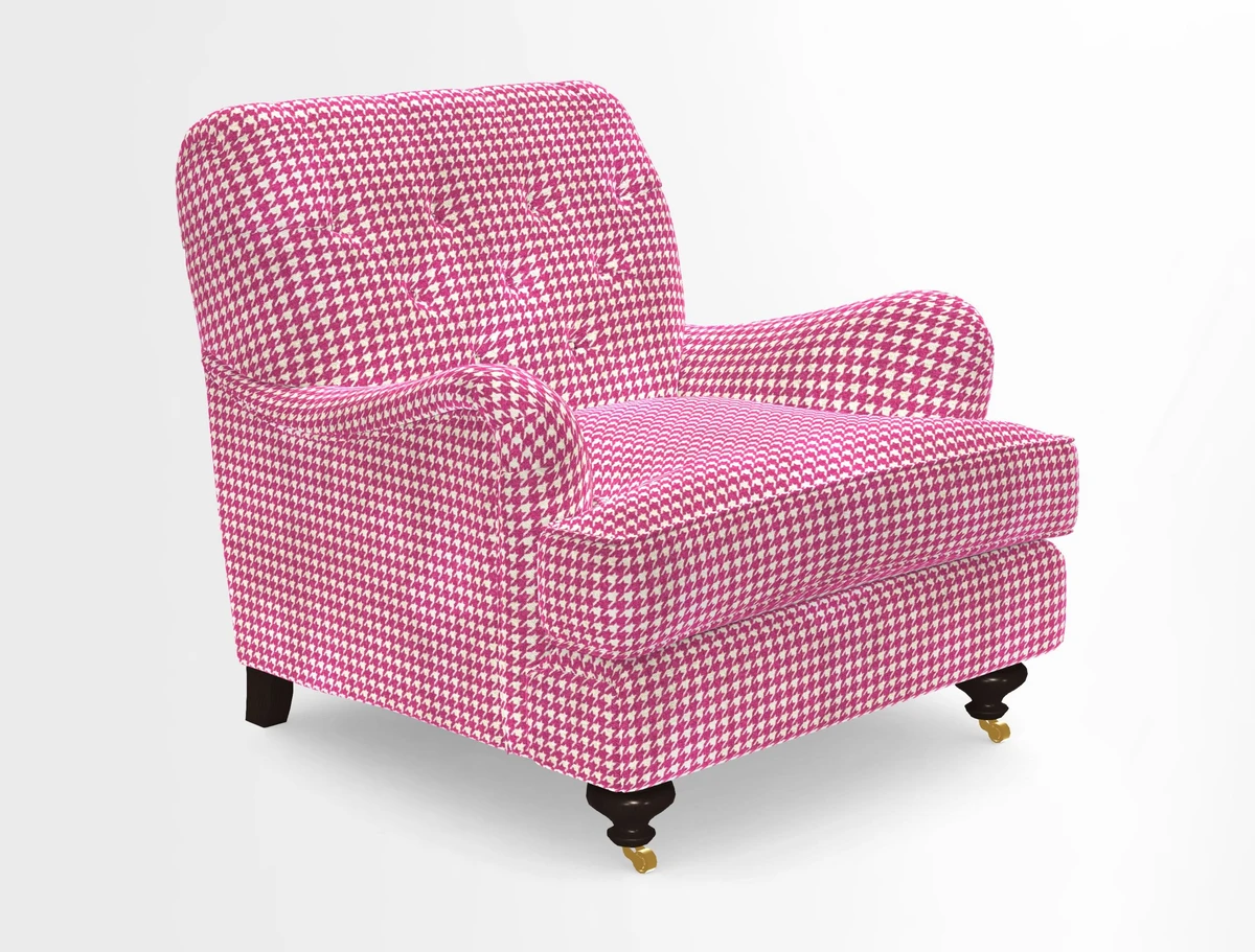 Chiddingfold Chair in Tango Velvet Flamingo