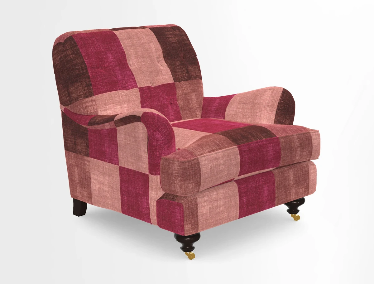 Chiddingfold Chair in Tango Velvet Flamingo