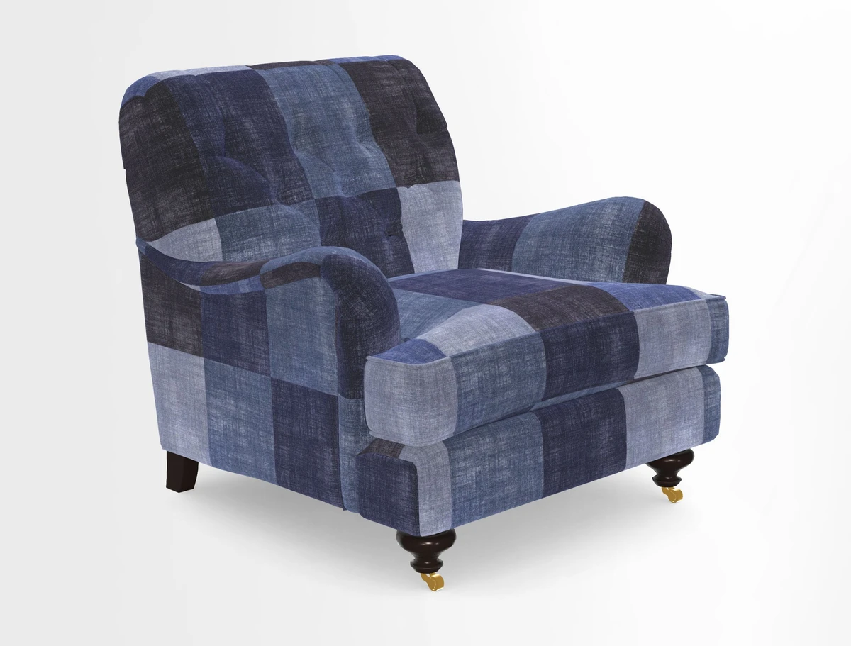 Chiddingfold Chair in Tango Velvet Flamingo