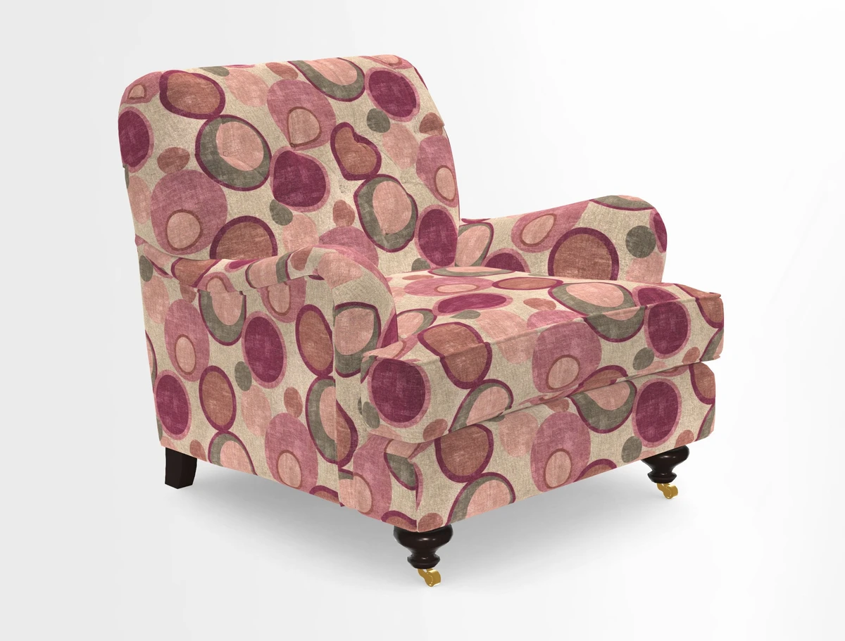 Chiddingfold Chair in Tango Velvet Flamingo
