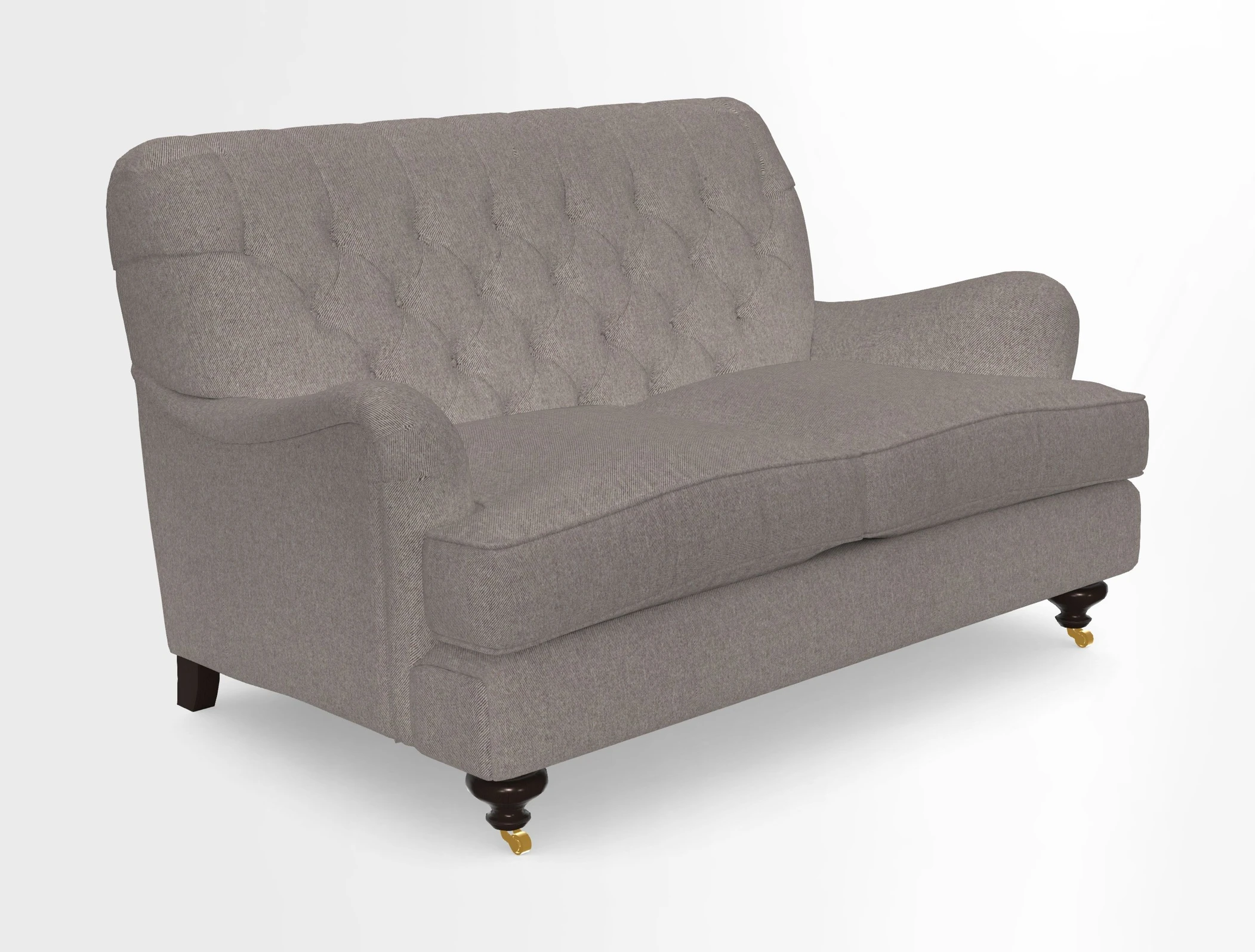 Chiddingfold 3 Seater Sofa in Omega Velvet Tawny Velvet and V&A Threads of India Regal Arabesque Flame with scatters in Sulawesi Splendour Jasper