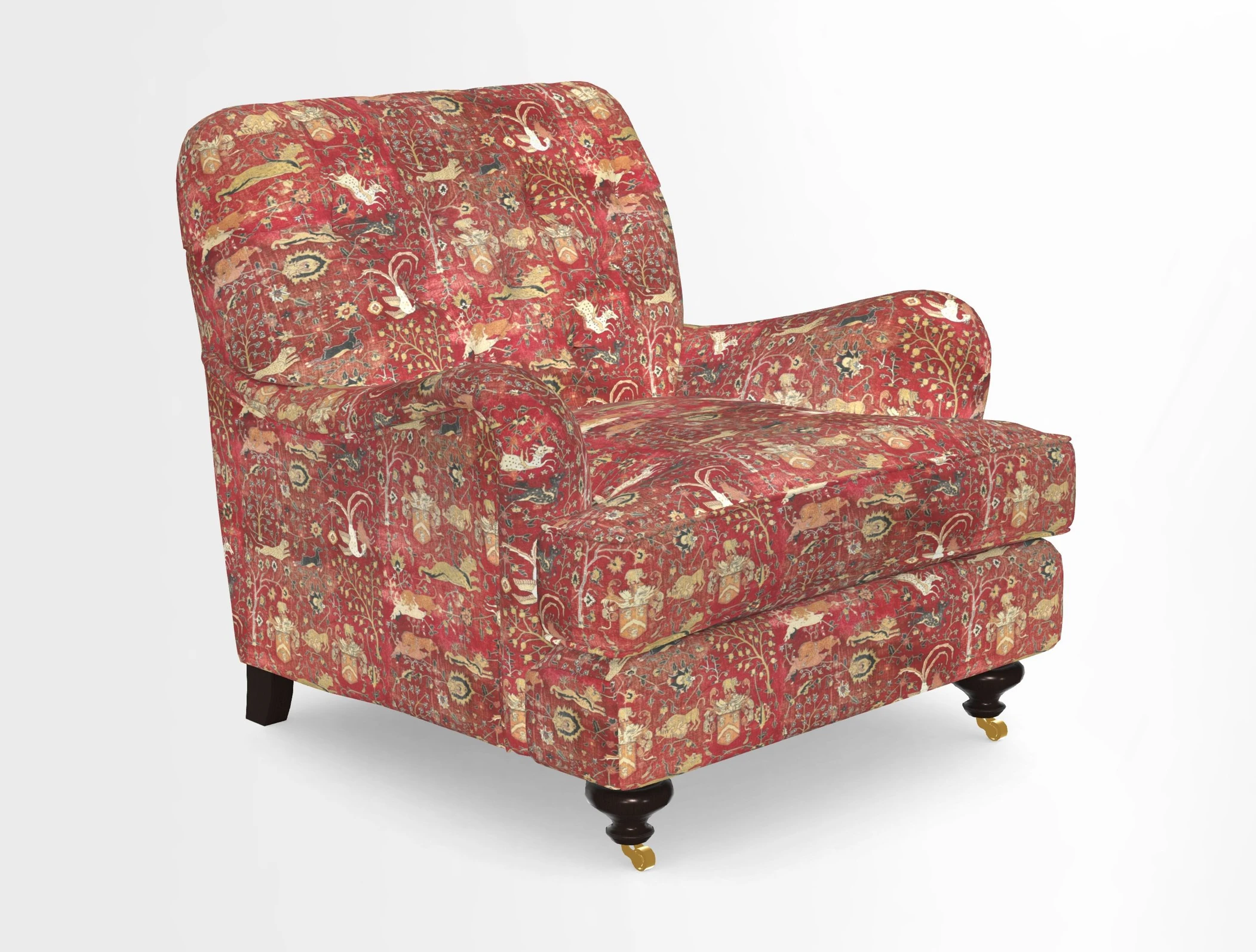 Chiddingfold Chair in Tango Velvet Flamingo