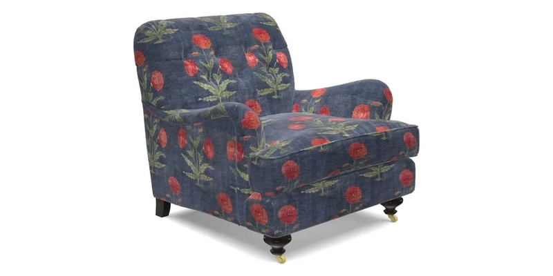 Chiddingfold Chair in Tango Velvet Flamingo