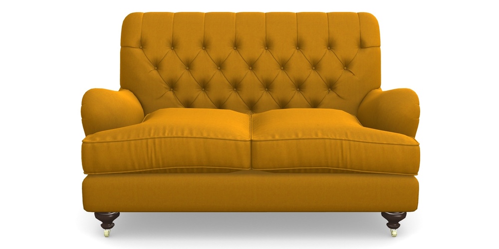 Product photograph of Chiddingfold 2 Seater Sofa In House Velvet - Saffron from Sofas and Stuff Limited