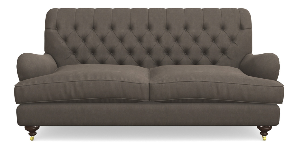 Product photograph of Chiddingfold 3 Seater Sofa In Clever Tough And Eco Velvet - Chrome from Sofas and Stuff Limited