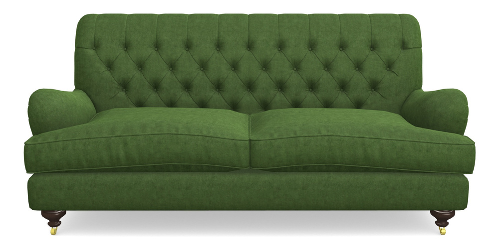 Product photograph of Chiddingfold 3 Seater Sofa In Clever Tough And Eco Velvet - Shamrock from Sofas and Stuff Limited