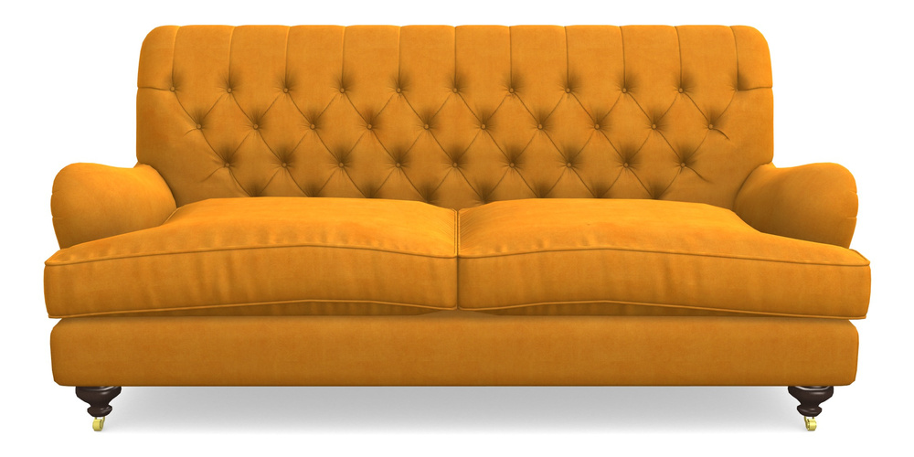 Product photograph of Chiddingfold 3 Seater Sofa In Clever Tough And Eco Velvet - Spice from Sofas and Stuff Limited