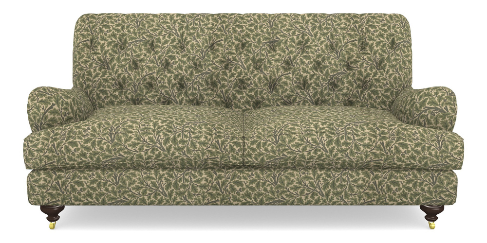 Product photograph of Chiddingfold 3 Seater Sofa In V A Drawn From Nature Collection - Oak Tree - Light Green from Sofas and Stuff Limited