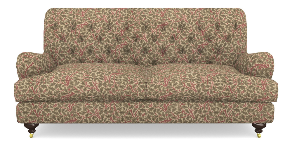 Product photograph of Chiddingfold 3 Seater Sofa In V A Drawn From Nature Collection - Oak Tree - Red from Sofas and Stuff Limited