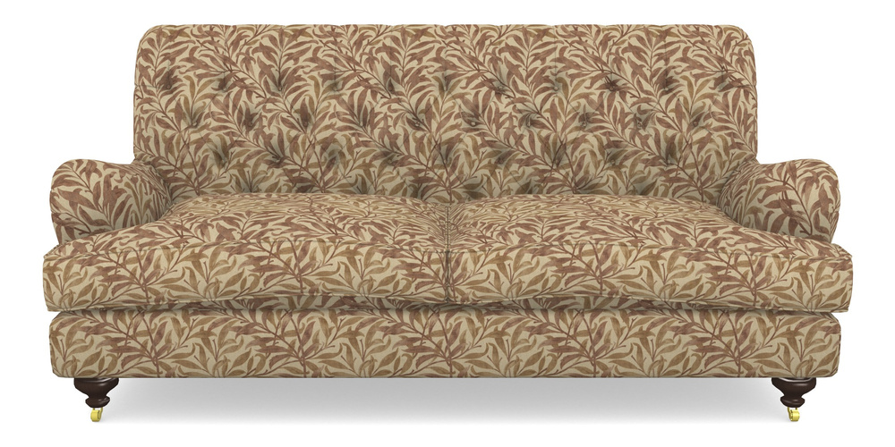 Product photograph of Chiddingfold 3 Seater Sofa In V A Drawn From Nature - Willow Bough Large - Terracotta from Sofas and Stuff Limited