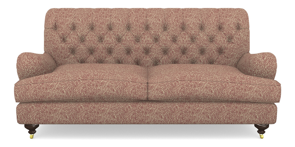 Product photograph of Chiddingfold 3 Seater Sofa In V A Drawn From Nature Collection - Willow - Red from Sofas and Stuff Limited