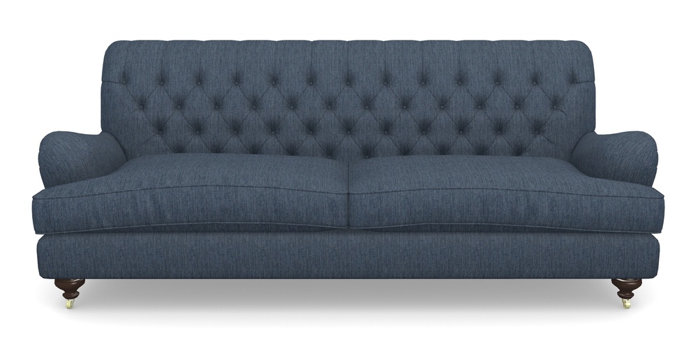 Product photograph of Chiddingfold 4 Seater Sofa In Aqua Clean Tenby - Navy from Sofas and Stuff Limited