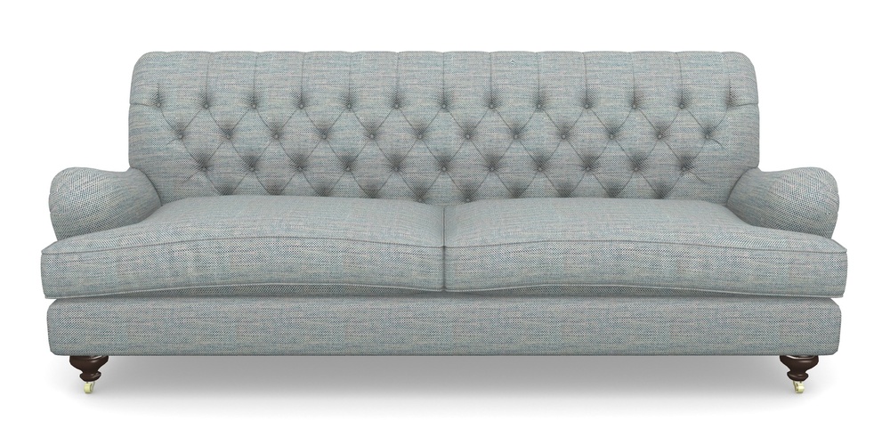 Product photograph of Chiddingfold 4 Seater Sofa In Basket Weave - Blue from Sofas and Stuff Limited