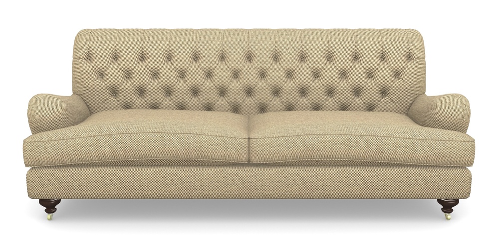 Product photograph of Chiddingfold 4 Seater Sofa In Basket Weave - Ebony from Sofas and Stuff Limited