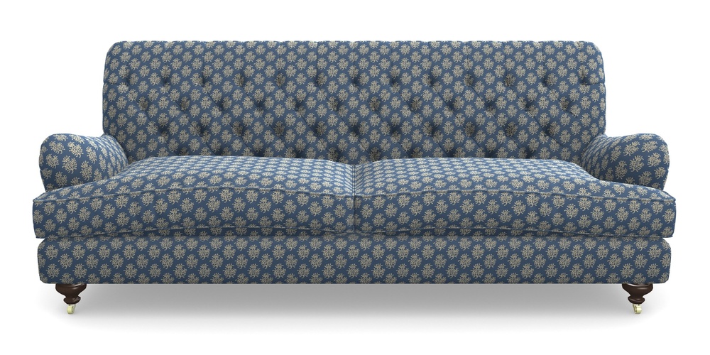 Product photograph of Chiddingfold 4 Seater Sofa In Cloth 21 - Coral 1 - Bilberry from Sofas and Stuff Limited