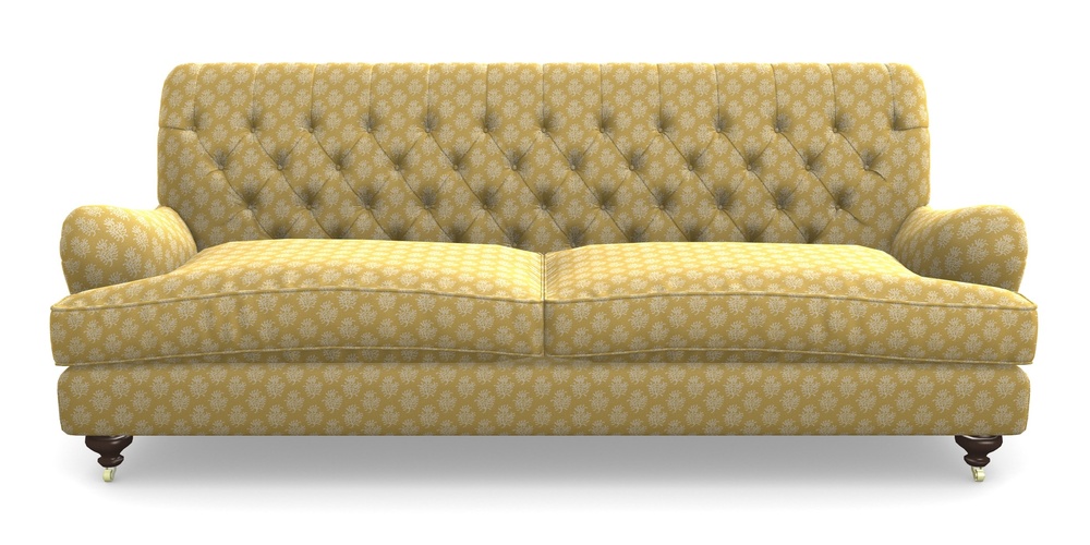 Product photograph of Chiddingfold 4 Seater Sofa In Cloth 21 - Coral 1 - Canary from Sofas and Stuff Limited