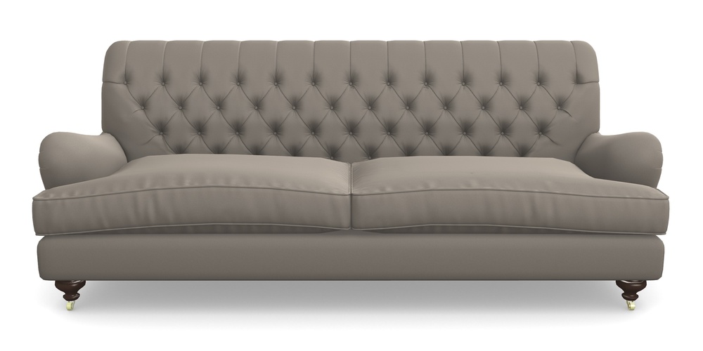 Product photograph of Chiddingfold 4 Seater Sofa In Clever Glossy Velvet - Mole from Sofas and Stuff Limited