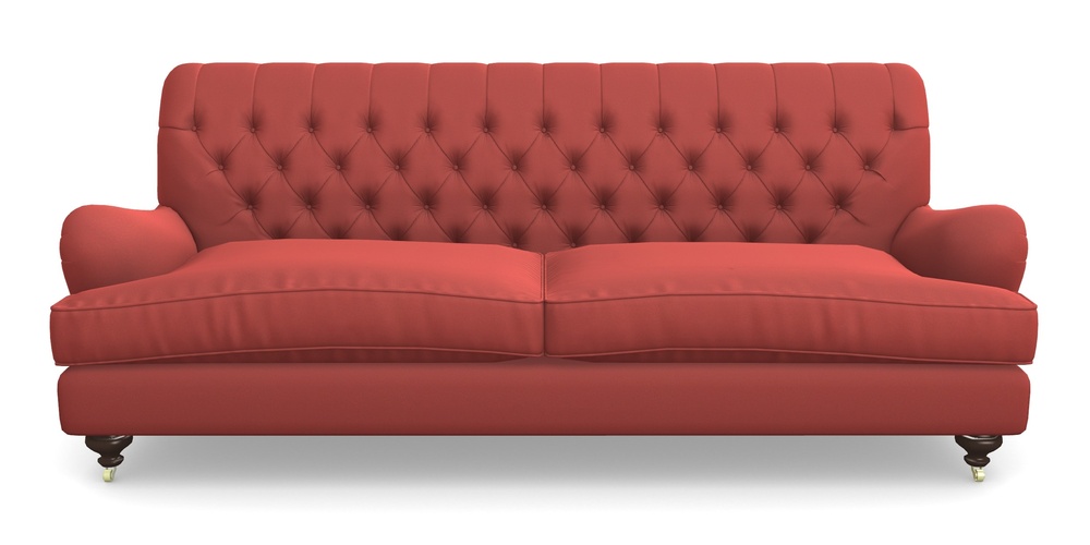 Product photograph of Chiddingfold 4 Seater Sofa In Clever Glossy Velvet - Scorched Earth from Sofas and Stuff Limited