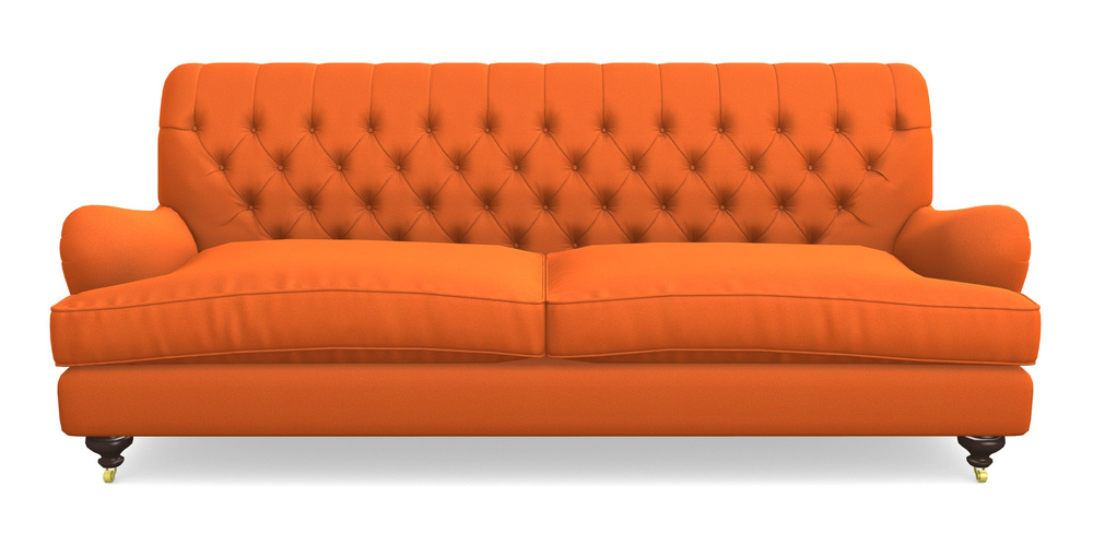 Product photograph of Chiddingfold 4 Seater Sofa In Clever Glossy Velvet - Seville from Sofas and Stuff Limited