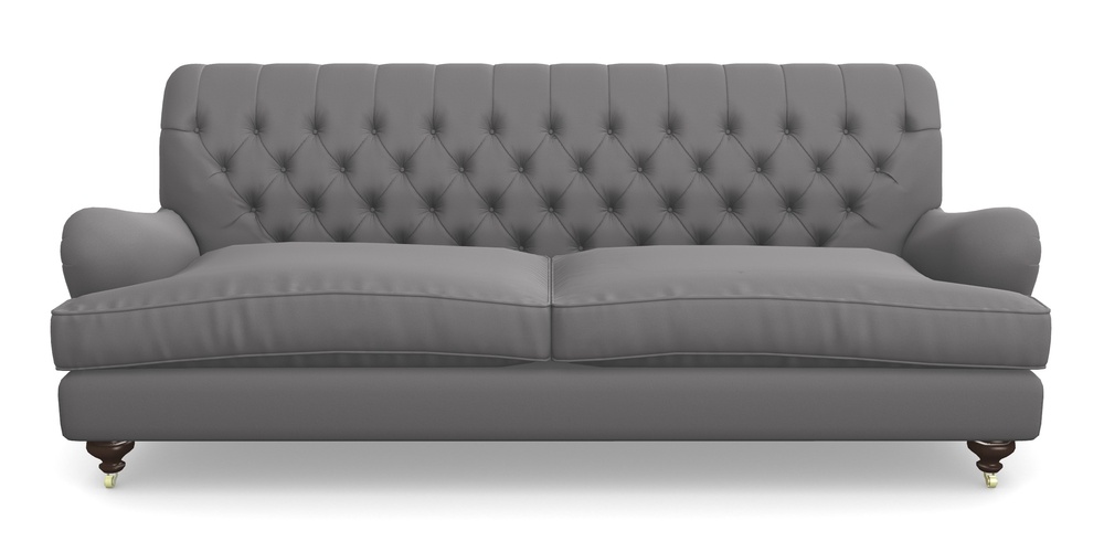 Product photograph of Chiddingfold 4 Seater Sofa In Clever Glossy Velvet - Shadow from Sofas and Stuff Limited