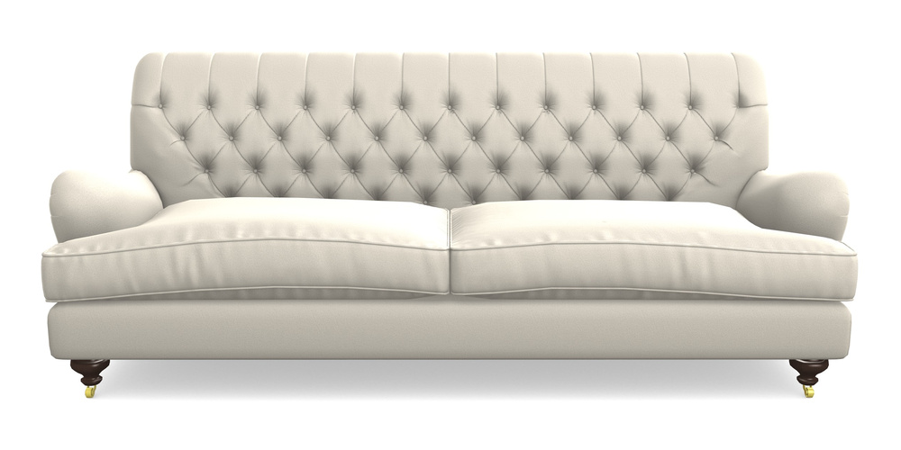 Product photograph of Chiddingfold 4 Seater Sofa In Clever Glossy Velvet - Vintage Lace from Sofas and Stuff Limited