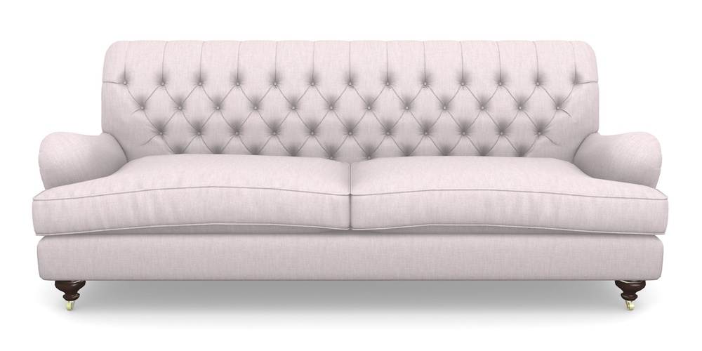 Product photograph of Chiddingfold 4 Seater Sofa In Clever Cotton Mix - Blush from Sofas and Stuff Limited