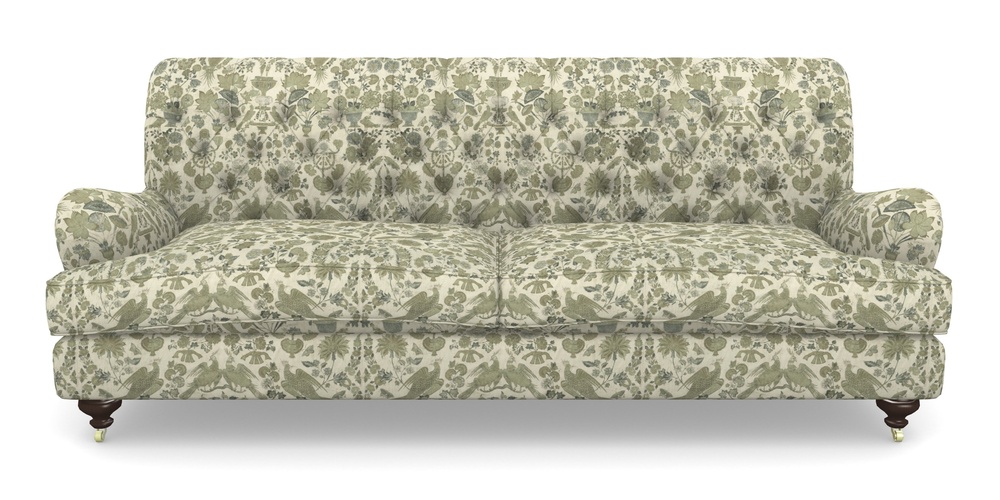 Product photograph of Chiddingfold 4 Seater Sofa In V A Brompton Collection - Coromandel - Basil from Sofas and Stuff Limited