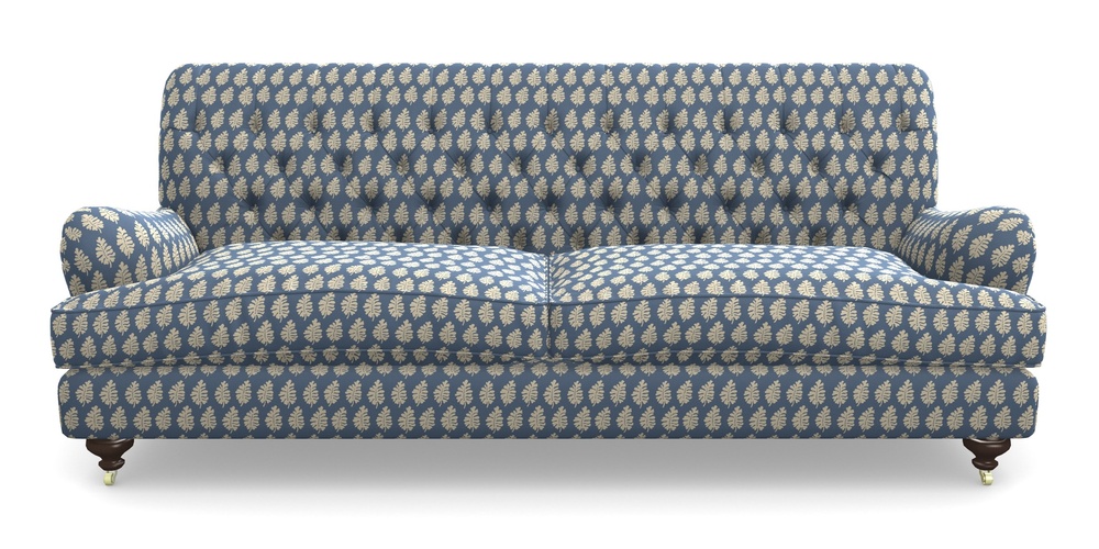 Product photograph of Chiddingfold 4 Seater Sofa In Cloth 21 - Oak Leaf - Bilberry from Sofas and Stuff Limited